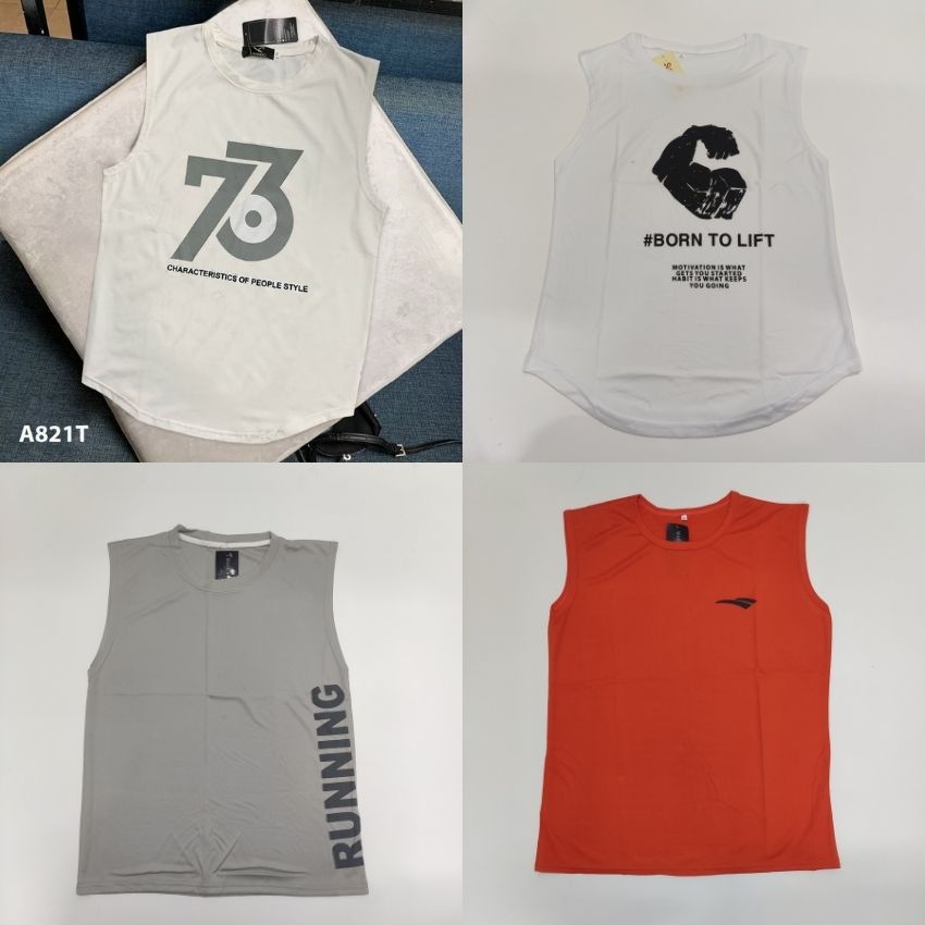 Áo thun ba lỗ nam tanktop chuẩn gym mặc nhà dạo phố chất thể thao nhiều màu thoáng mát