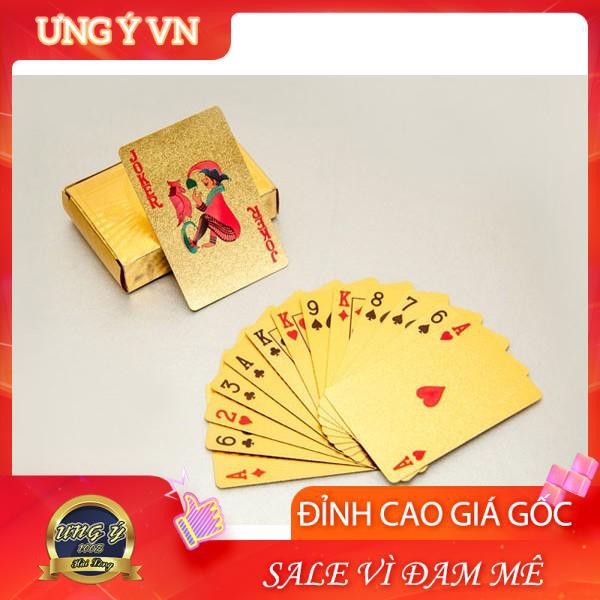 Bộ bài tây mạ vàng chất lượng cao