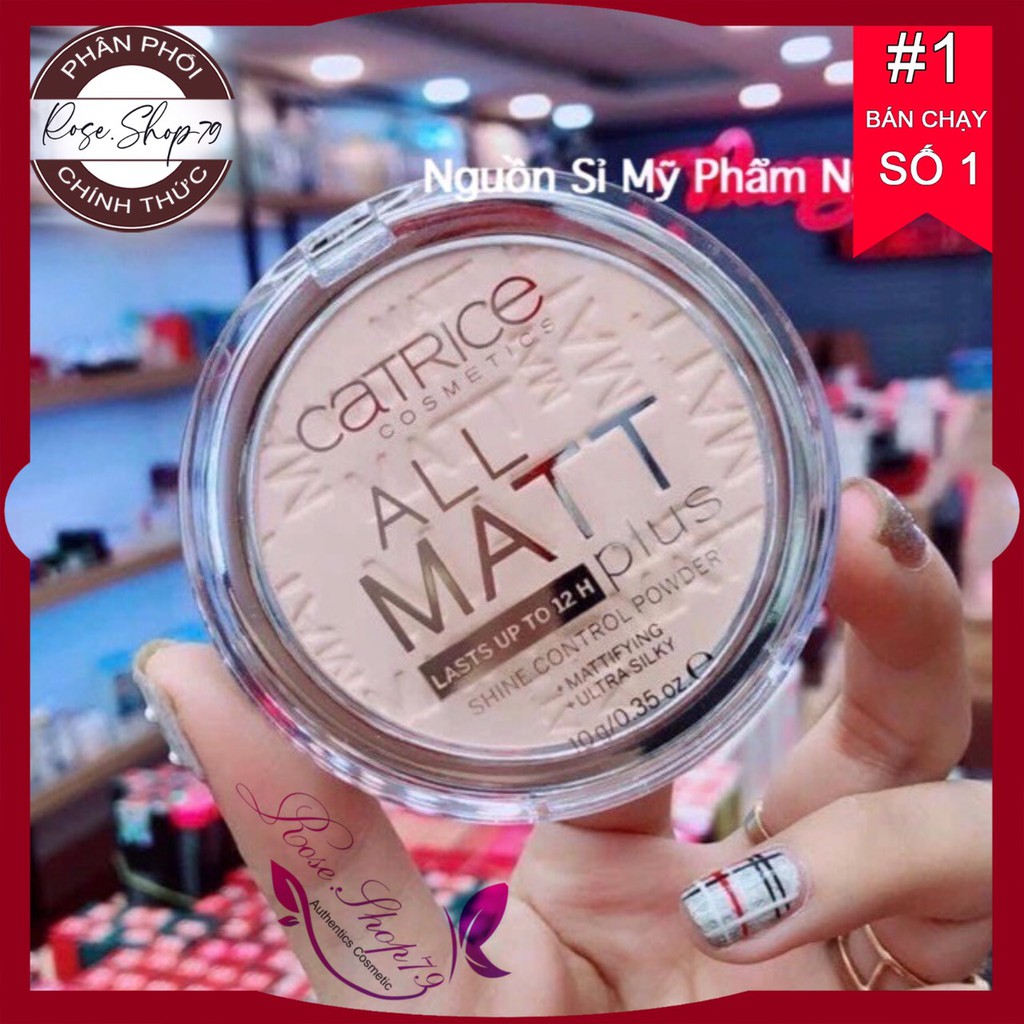 [Chính Hãng-Date Mới] Phấn phủ kiềm dầu hoàn hảo Catrice All Matt Plus Shine Control Powder 10g #010 Trasparent | BigBuy360 - bigbuy360.vn