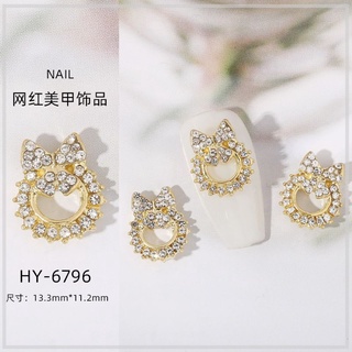 Cham nail cao cao cấp gắn móng,cham nơ tròn đính đá
