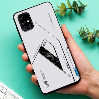 Ốp lưng kính cường lực Samsung Galaxy M21 M31, M51 - Gaming ROG