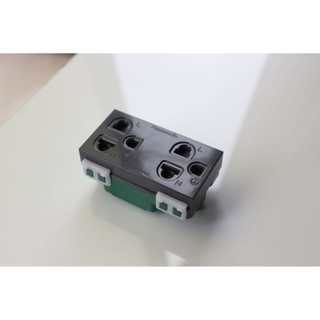 Ổ Cắm đôi 3 chấu Panasonic Đen bóng