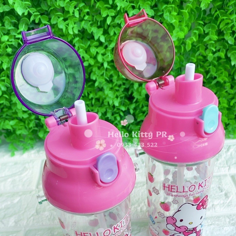 Bình nước có dây đeo Hello Kitty - Doremon Doraemon