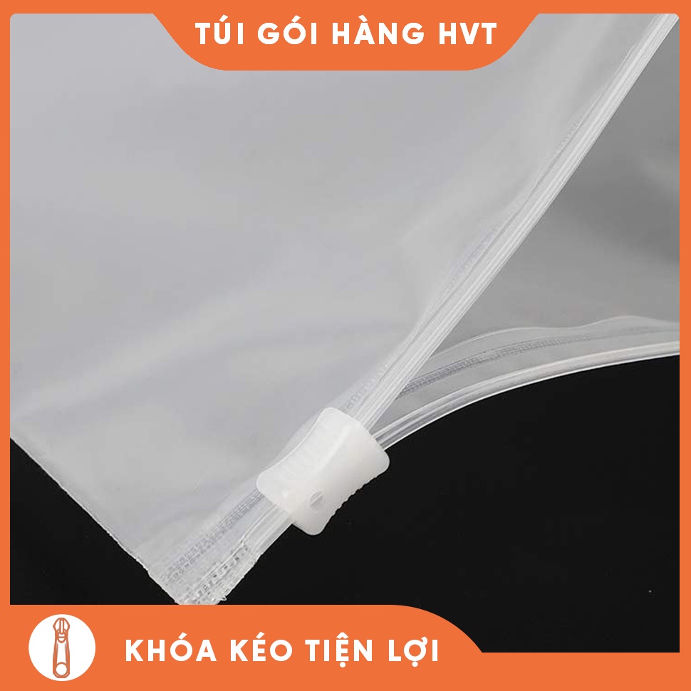 Túi ZIP lụa mờ Nhựa HVT size 28x42cm đựng quần áo, phụ kiện - chống bụi bẩn, chống thấm nước - Số lượng 1 cái