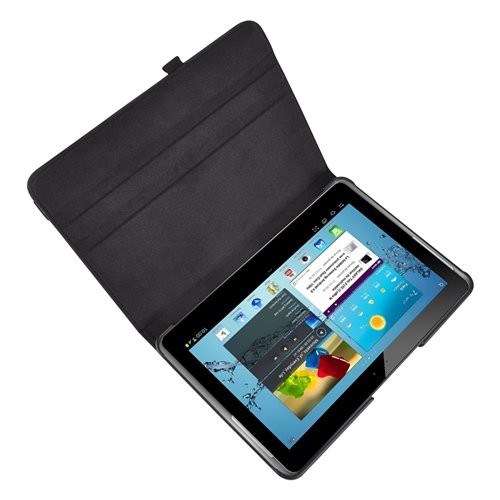 Bao Da Xoay 360 Độ Màu Đen Cho Máy Tính Bảng Samsung Galaxy Tab 2 P5100 / P5110 | BigBuy360 - bigbuy360.vn