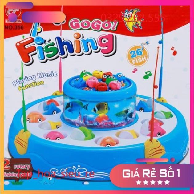 (Rẻ Vô địch) Bộ câu cá 2 tầng cho bé