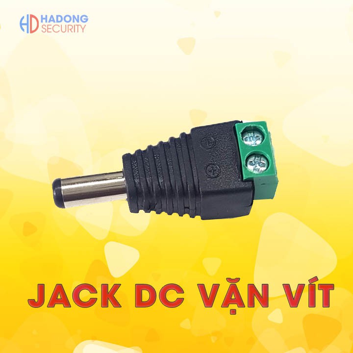 Jack nguồn DC dương Vặn vít 5.5x2.1mm đầu đực loại tốt