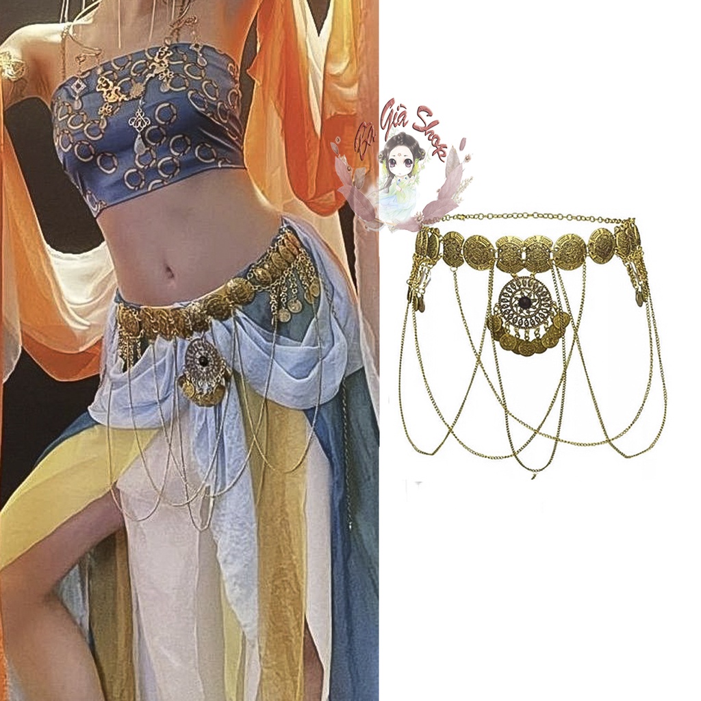 Đai lưng phụ kiện phối cho trang phục cổ trang