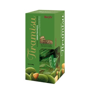 Socola Tiramisu Hạnh Nhân Trà Xanh - Hộp Giấy 200g