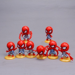 Set 8 nhện nhí trang trí bánh sinh nhật, trang trí bánh kem, phụ kiện bánh