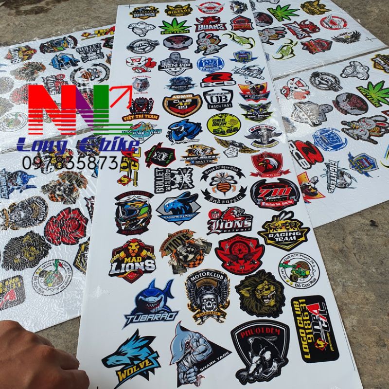 tem logo thương hiệu nổi tiếng