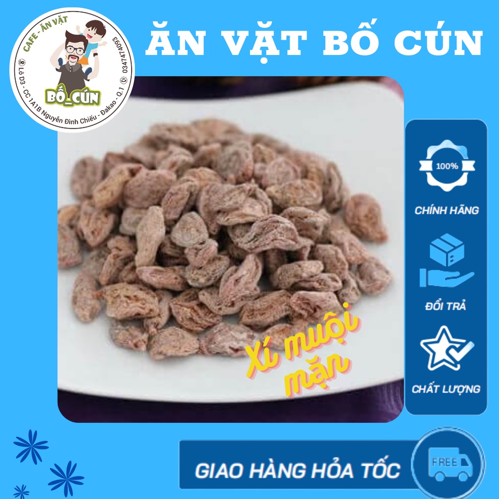 Xí muội mặn chua chua ngọt ngọt ăn vặt Bố Cún