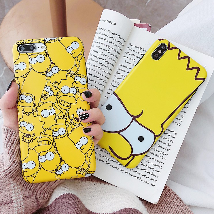 Ốp lưng iphone Gia đình Simpson TPU trơn dẻo mềm 5/5s/6/6plus/6s/6splus/7/7plus/8/8plus/x/xs/11/12/pro/max/plus/promax