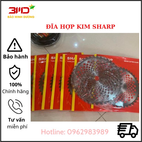 ĐĨA HỢP KIM CẮT CỎ - ĐĨA SHARP TRÒN CẮT CỎ - ĐIỆN MÁY BẢO MINH DƯƠNG