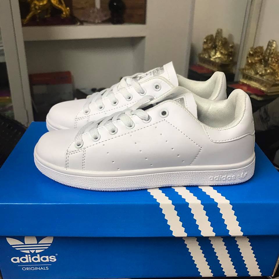 [SALE SẬP SÀN] Giày Thể Thao Stan Smith Gót Trắng