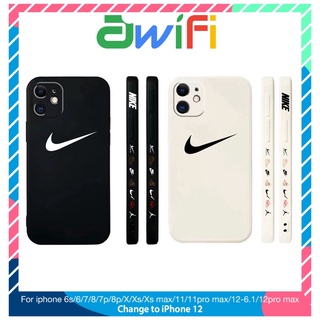 [ Xả ] Ốp lưng iphone vuông cạnh hình ni.k.e 6/6plus/6s/6splus/7/7plus/8/8plus/x/xr/xs/11/12/pro/max/plus/promax - Awifi