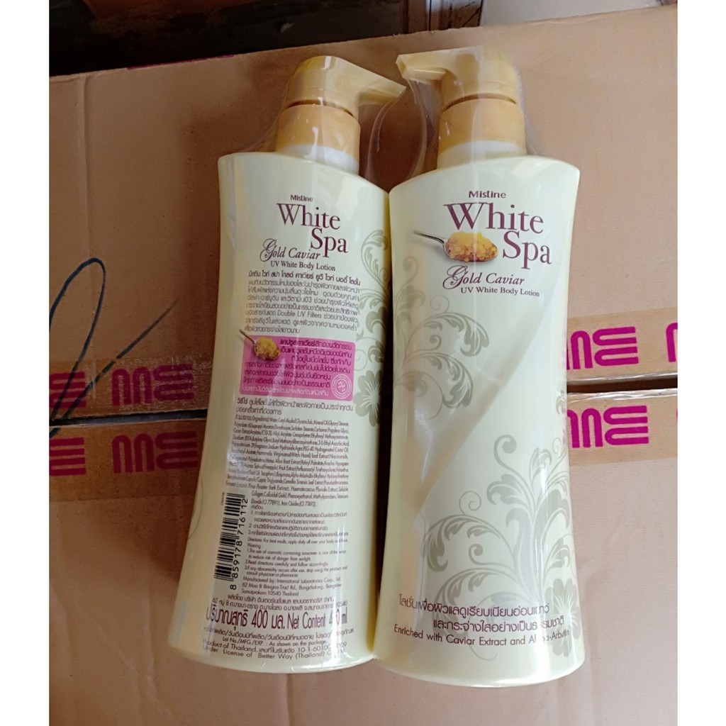 Sữa dưỡng thể White Spa Gold Cavia 400ml Thái Lan | BigBuy360 - bigbuy360.vn