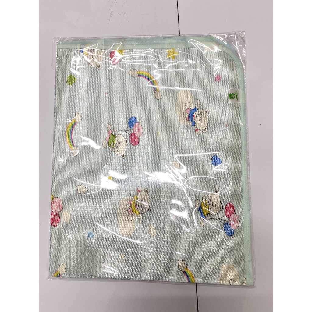 Chiếu Chống Thấm 4 Mùa MIPBI - 2 Mặt In Hình Dễ Thương, Nằm Được Cả 2 Mặt