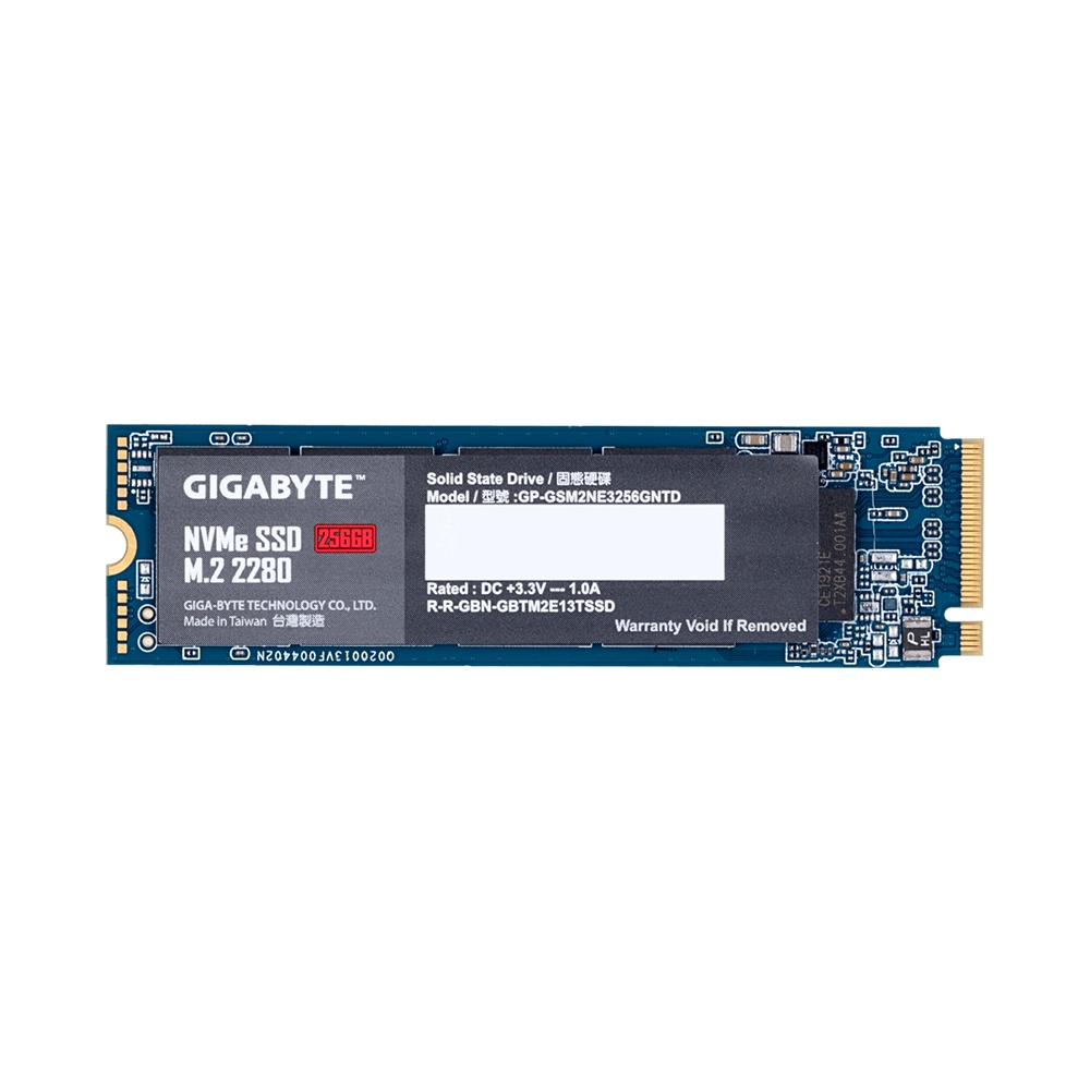  Ổ cứng SSD Gigabyte 256GB PCIe Gen3 x4 NVMe M.2 GP-GSM2NE3256GNTD | BigBuy360 - bigbuy360.vn