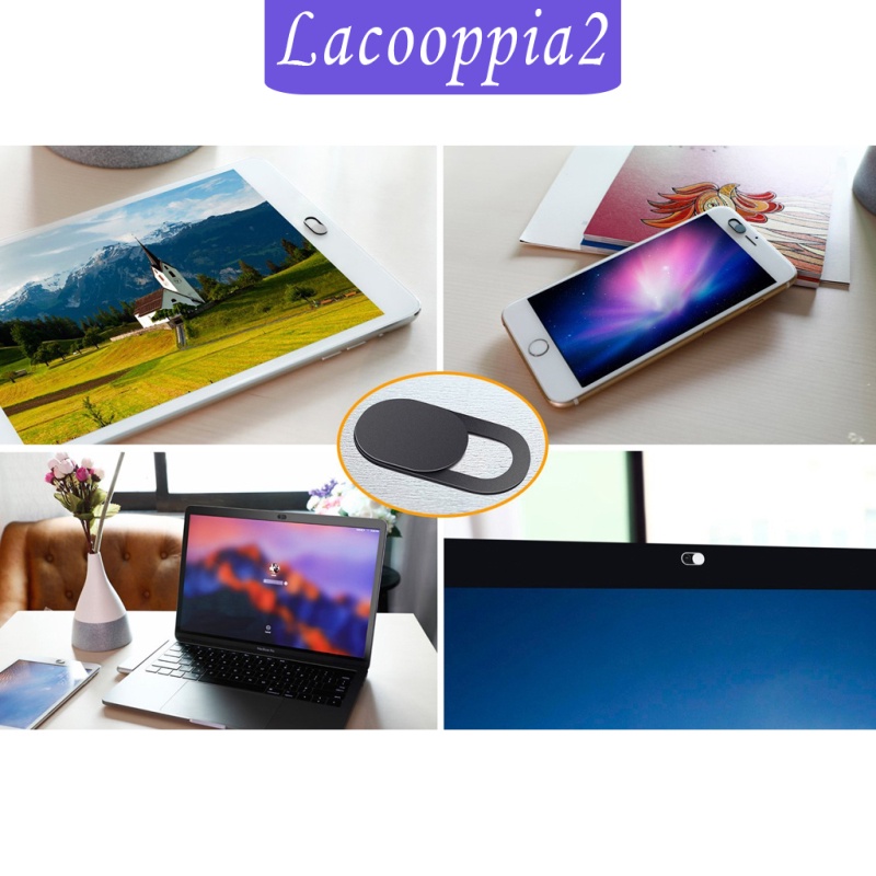 Set 3 Vỏ Bảo Vệ Webcam Lacooppia2 Cho Iphone X Samsung Galaxy S8