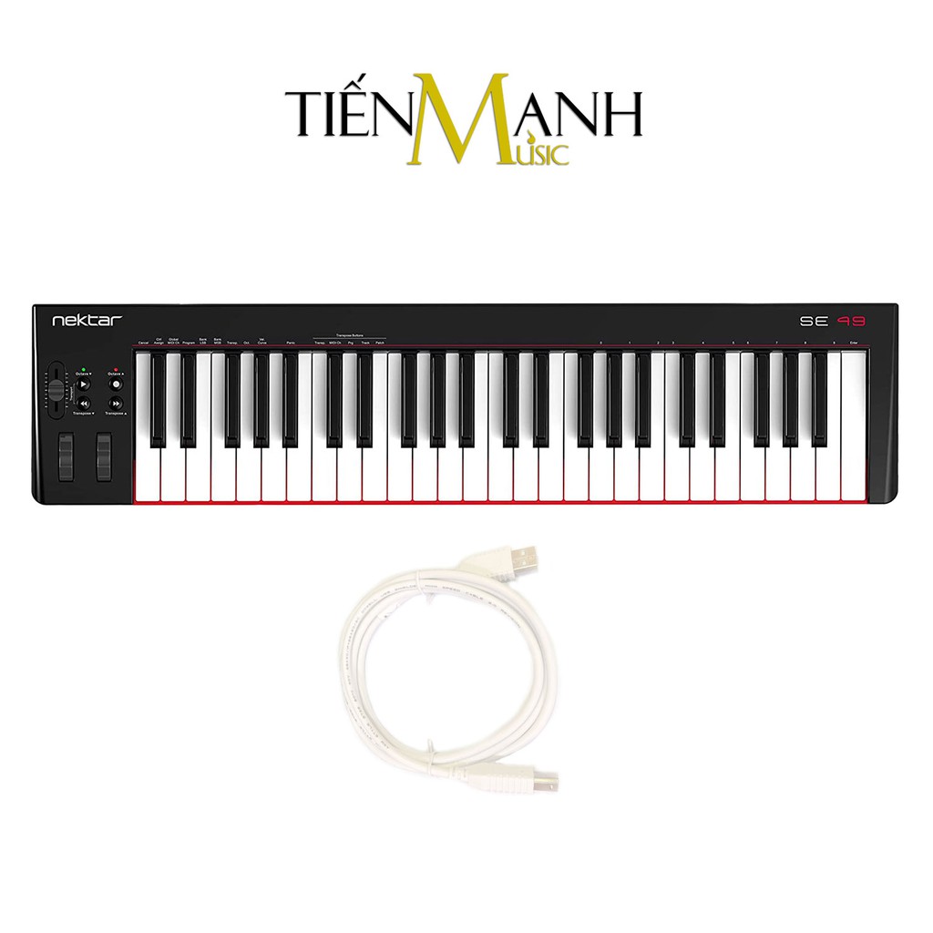 Nektar se49 midi keyboard controller 49 phím cảm ứng lực bàn phím sáng tác - ảnh sản phẩm 2