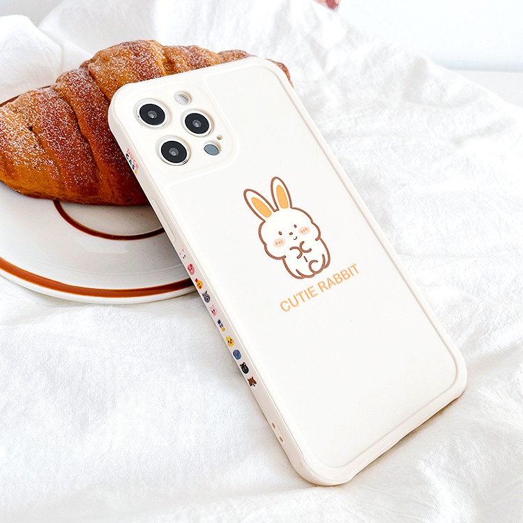 Ốp lưng iphone Cutie Bear cạnh vuông in hình viền 5/5s/6/6plus/6s/6splus/7/7plus/8/8plus/x/xs/11/12/pro/max/plus/promax | BigBuy360 - bigbuy360.vn
