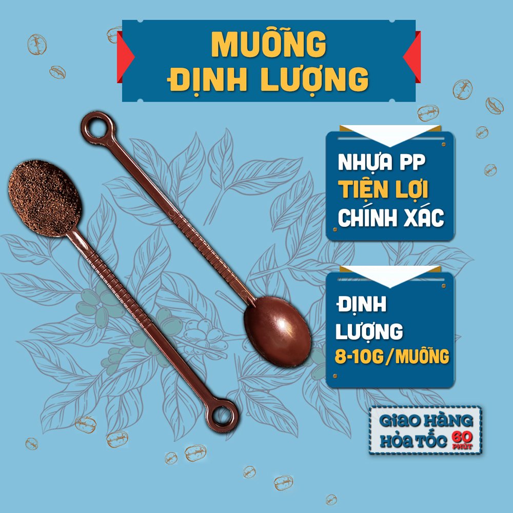 Muỗng đong định lượng, thìa đong bột cà phê, trà 8-10g nhanh, tiện lợi, chất liệu nhựa PP từ Roplus Coffee