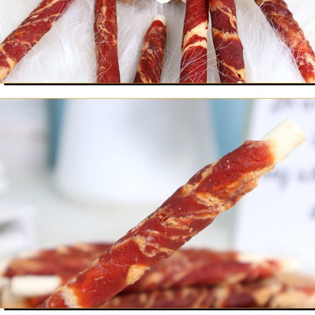 Bánh thưởng cho chó nhiều mùi vị bò, gà, vịt, heo gói 100gr - Laila Petshop