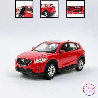 Xe mô hình sắt Mazda CX-5 TẶNG KÈM BIỂN SỐ tỉ lệ 1:36 hãng Welly