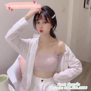 Áo bra đúc su 2 dây co giãn
