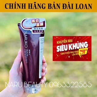[CHÍNH HÃNG BẢN ĐÀI] Sữa rửa mặt NARUKO ý dĩ đỏ se lỗ chân lông và làm sáng da 120ml (tạo bọt)