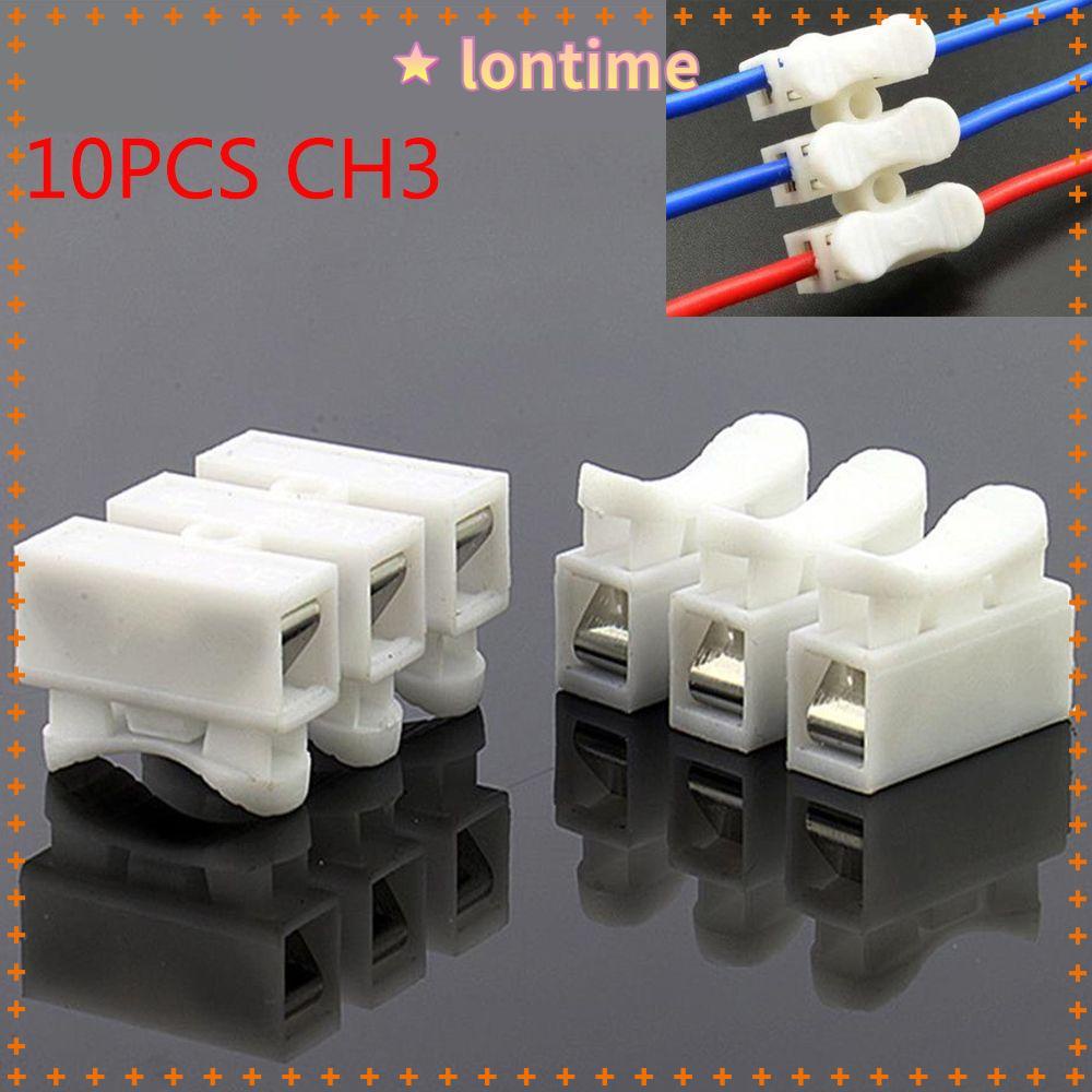 Set 10 đầu kẹp nối dây điện CH-3 thao tác nhanh