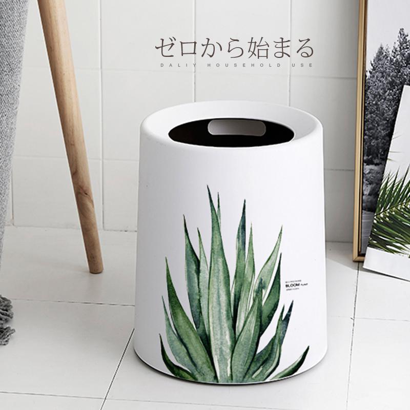Thùng rác 2 tầng hình tròn tiện lợi