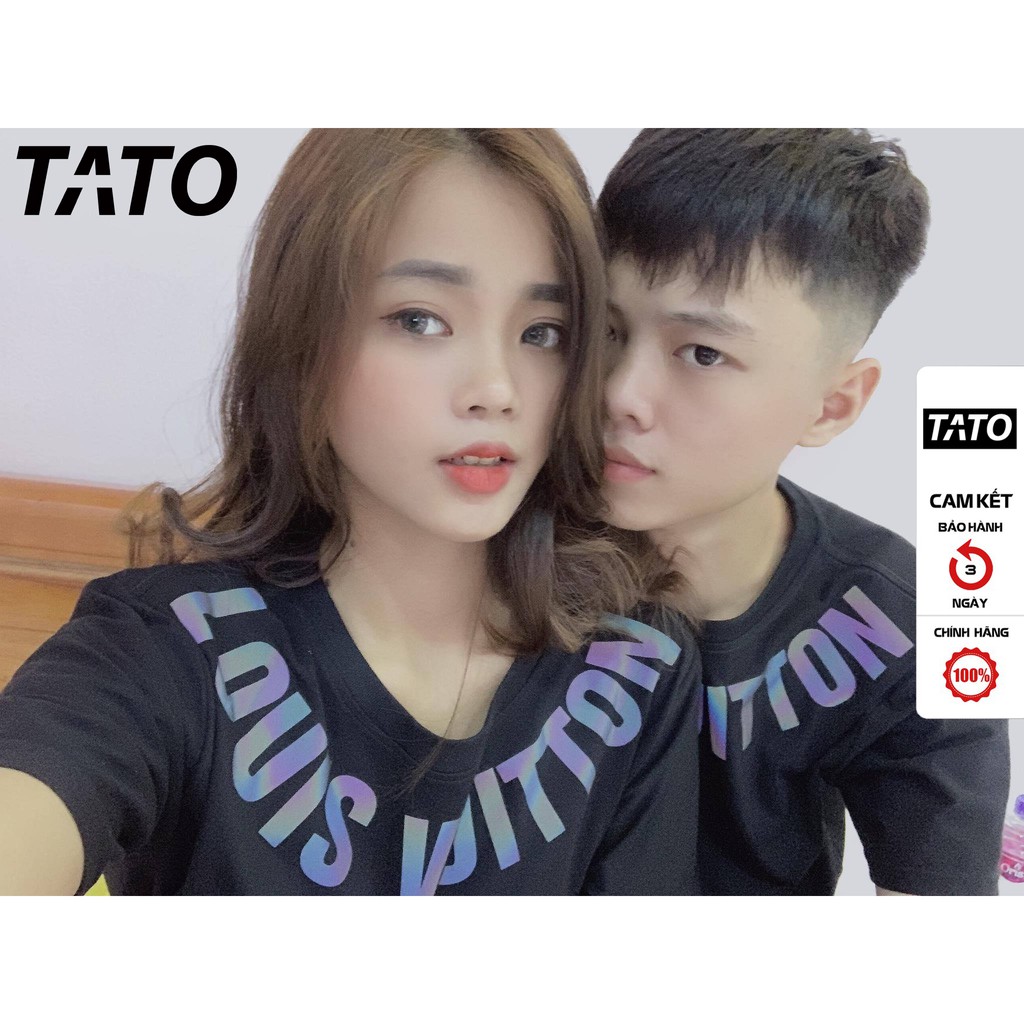 Áo phản quang LV.T Louis.\/uitton áo thun nữ form rộng áo phông nam unisex chất vải cotton TATO CLOTHING