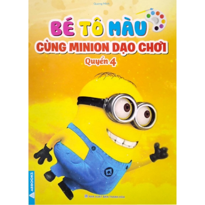 Sách - Combo Bé Tô Màu - Mùa Hè Của Minion (Bộ 4 Cuốn)