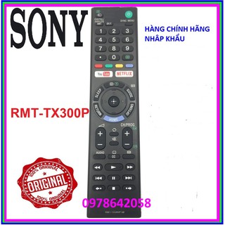 Điều Khiển Tivi Sony RMT - TX300P Cho Mọi Dòng TV Sony Bền Nhạy Phím Êm - tx300