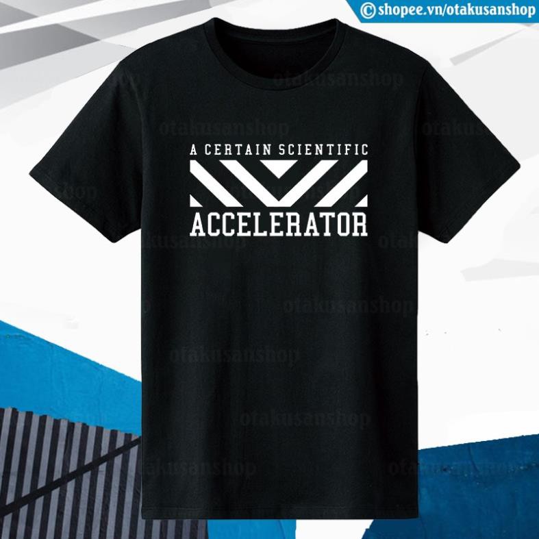 Áo thun Toaru Kagaku no Accelerator (Black) ngắn tay