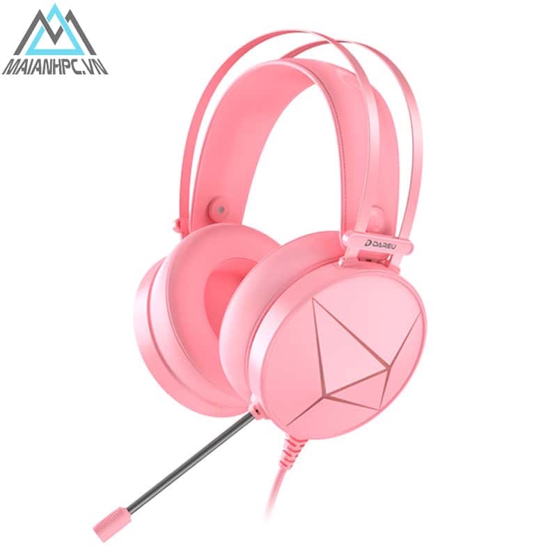 Tai nghe DareU EH722s 7.1 pink queen hàng chính hãng