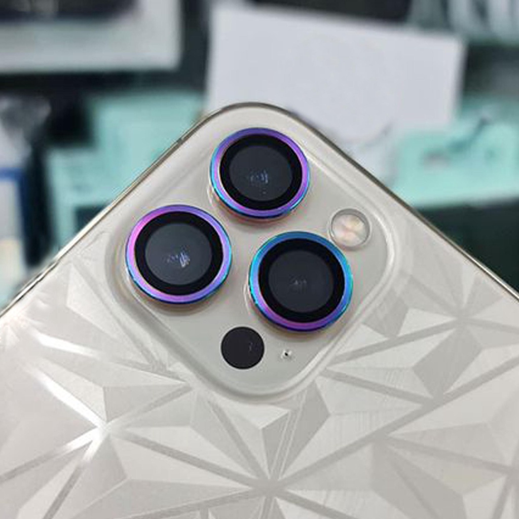 Dán Camema Titan 7 Màu iP 15Promax Từng Mắt Camera Cho iPhone 14Promax đến 11 Lên Máy Quá Đẹp