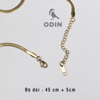 Dây chuyền Silk Chain - Dây lụa thép Titanium mạ vàng