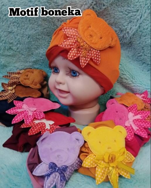 Khăn Turban Trùm Đầu Xinh Xắn Cho Bé