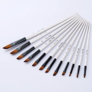 Set 12 Cọ Vẽ 4 Màu Chuyên Dụng