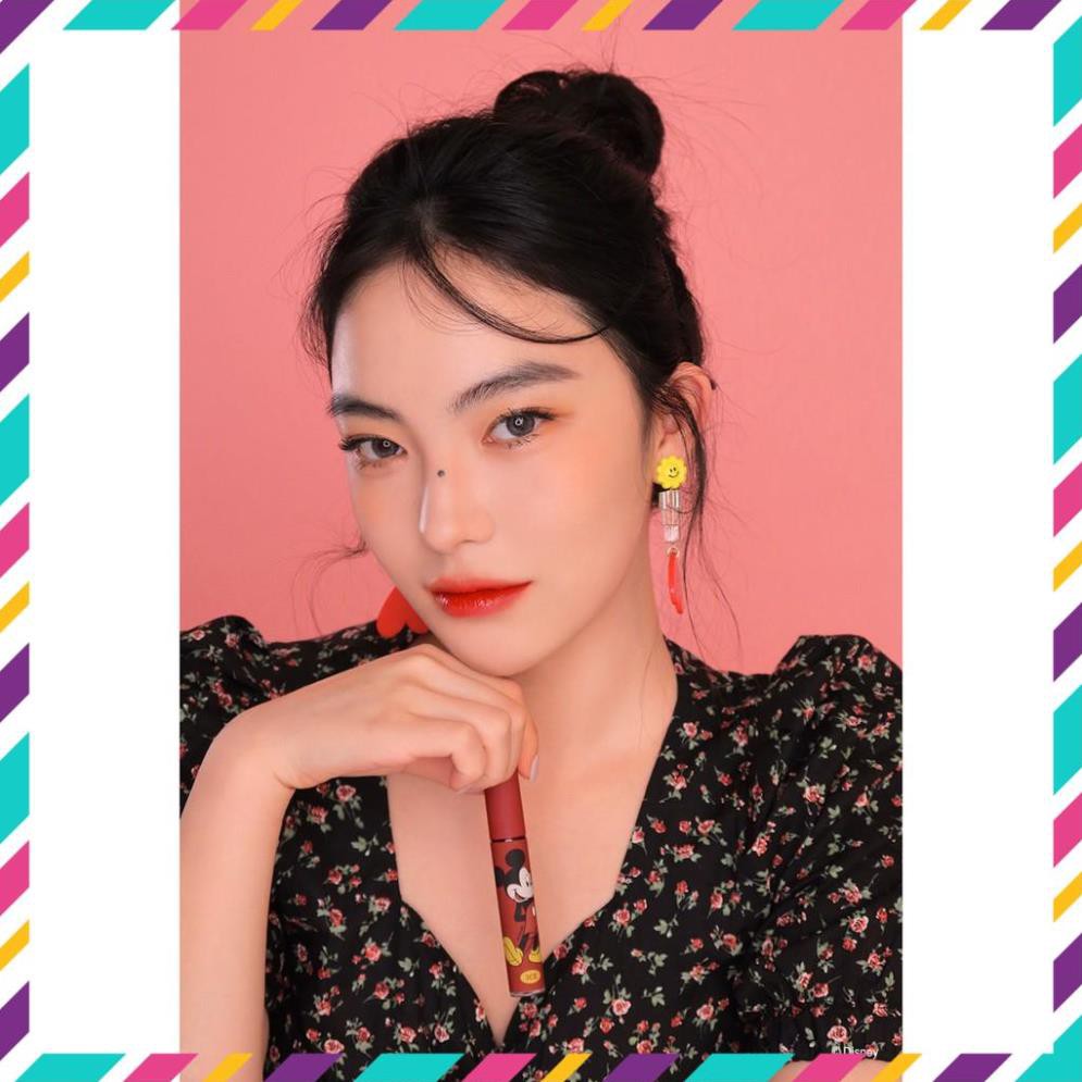 Son Kem 3CE Tattoo Lip Tint - Phiên Bản Chuột Micky Son 3CE MicKey