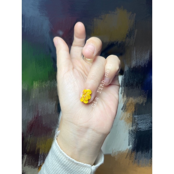 Hoa bột nail ruby ( set 10 bông )