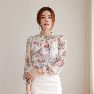 Combo áo sơ mi nữ họa tiết hoa nhí