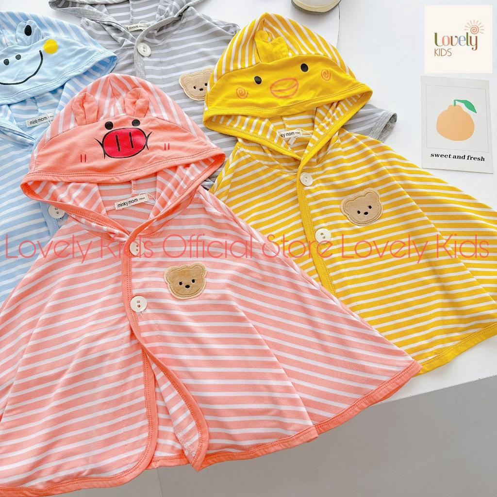 Áo Choàng Chống Nắng Cho Trẻ Em Bé Trai Bé Gái Minky Mom  Áo Khoác Choàng Chống Nắng Cho Bé Trai Gái ÁO CHOÀNG