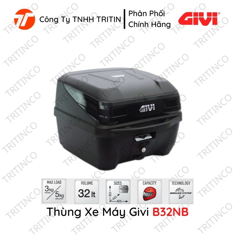 Thùng Xe Máy GIVI B32NB - B32N-ADV | TRITINCO