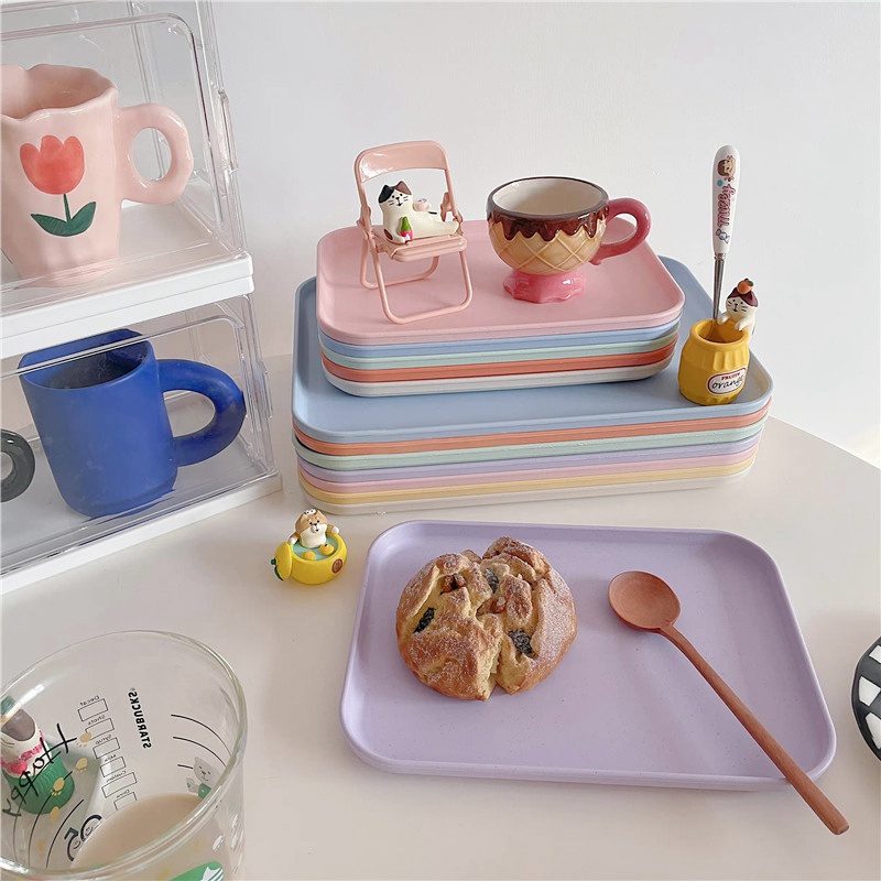 Khay Đựng Thức Ăn Trái Cây Màu Sắc Ngọt Ngào