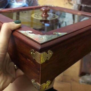 Khay mứt Tết gỗ hương