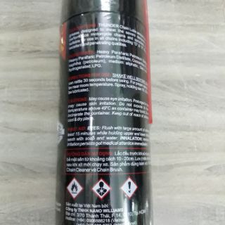 Xịt dưỡng sên Thunder Chain Lube 400ml